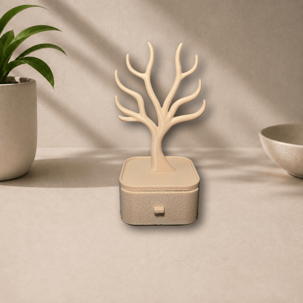 3D-printed jewelry tree box