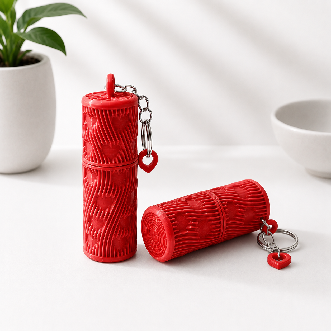 Lipstick Holder Keychain