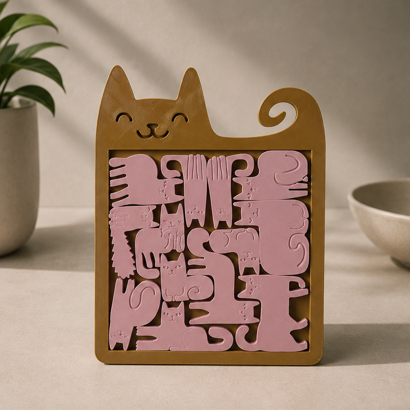 Cat Styled Jigsaw Puzzle