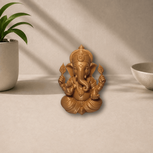 3D-printed Ganpati idol without incense holder