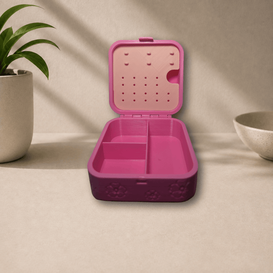 3D-printed jewelry box, alternate angle