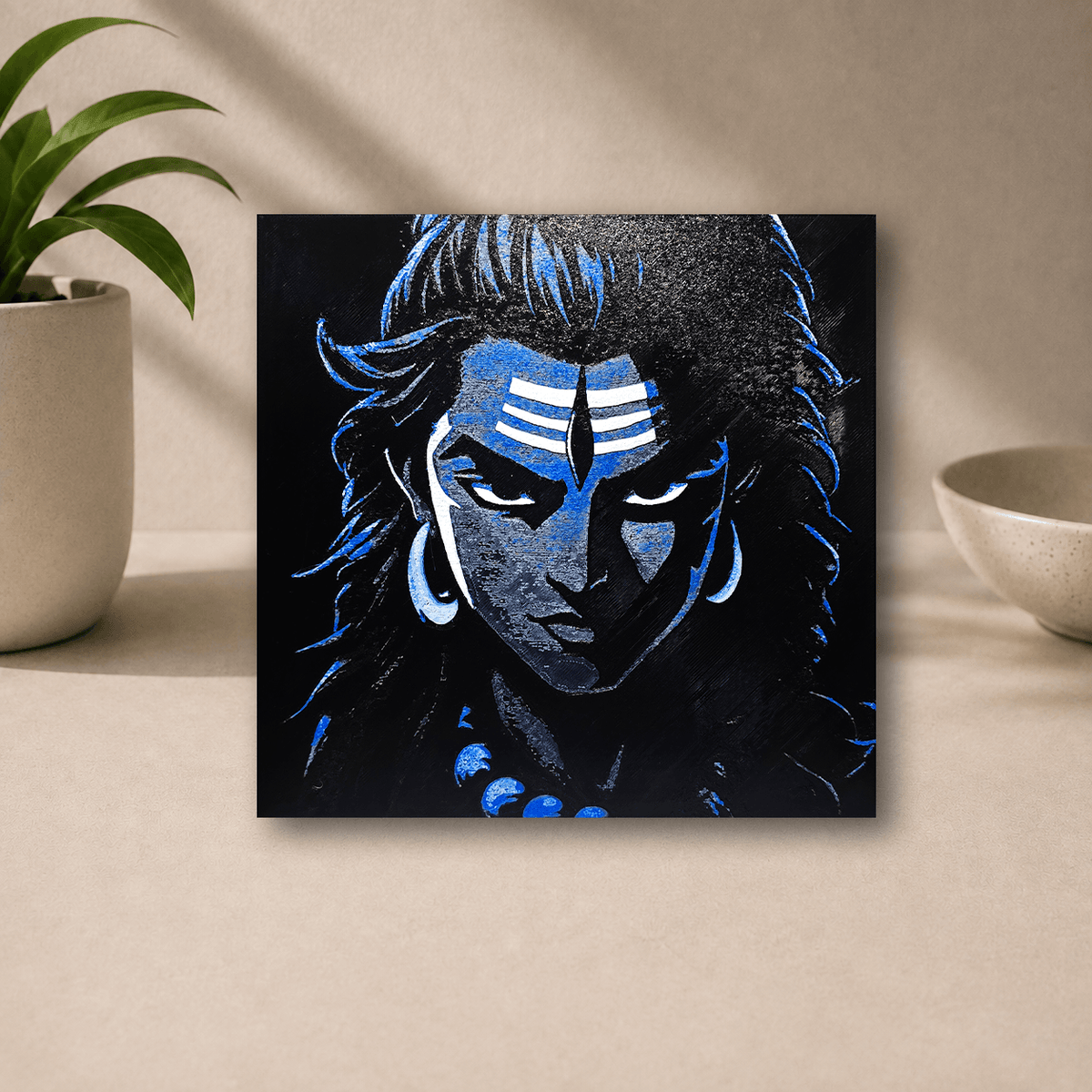 3D-printed Shiva poster without frame
