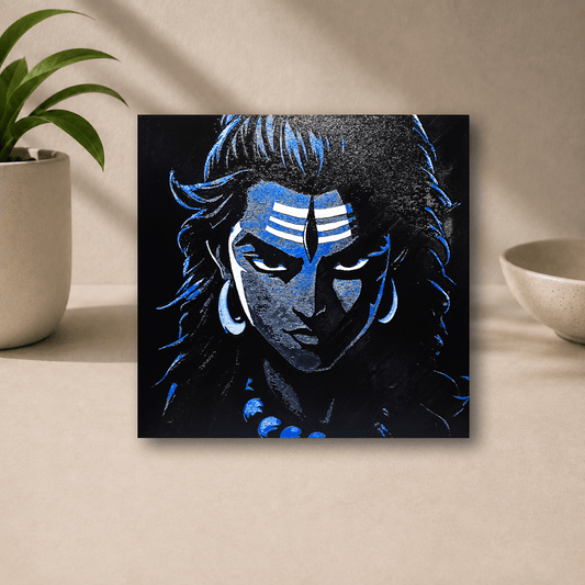 3D-printed Shiva poster without frame