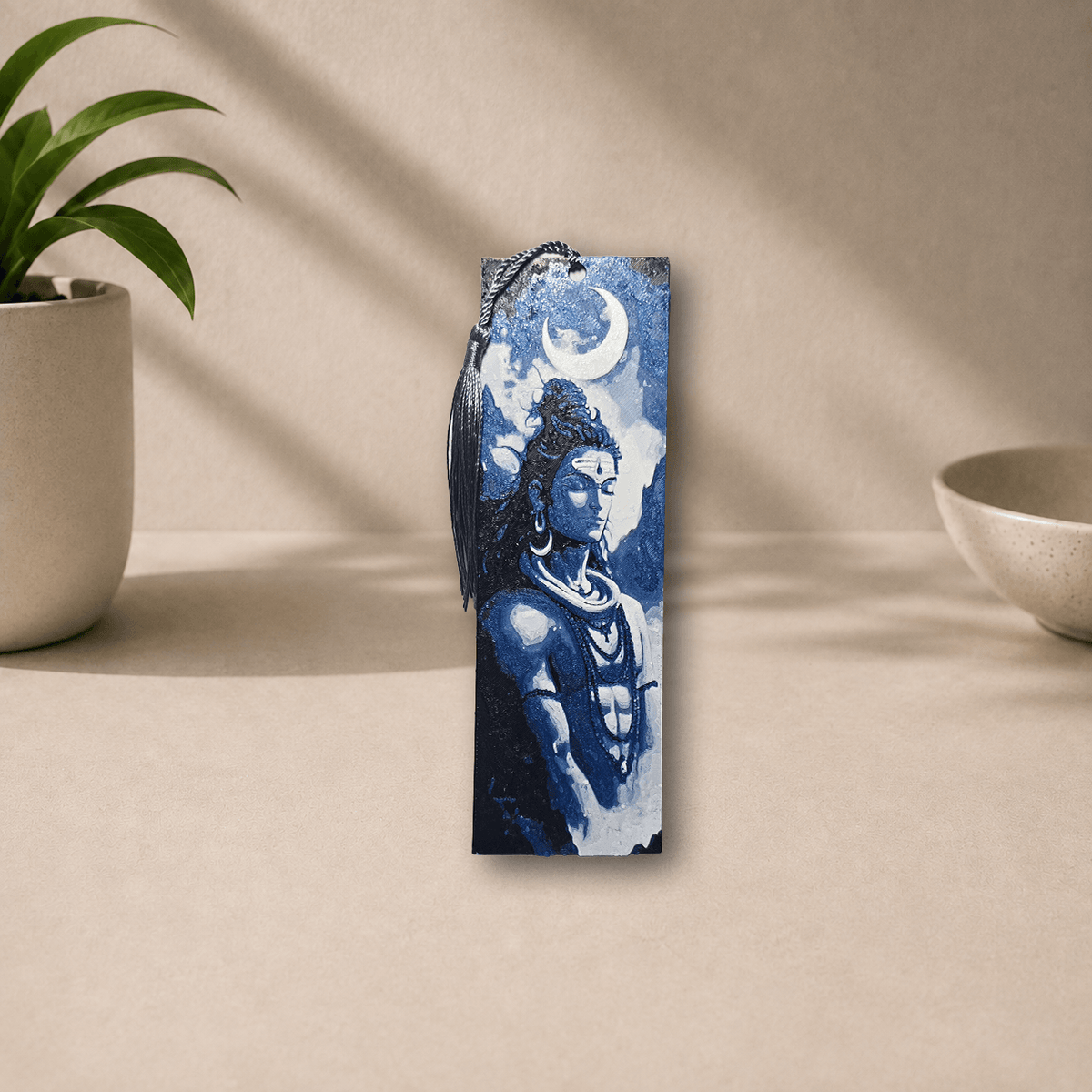 3D-printed Shiva bookmark