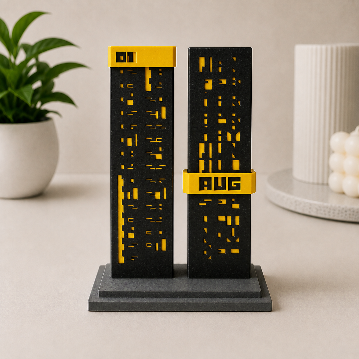 Cryptic Monolith Calendar